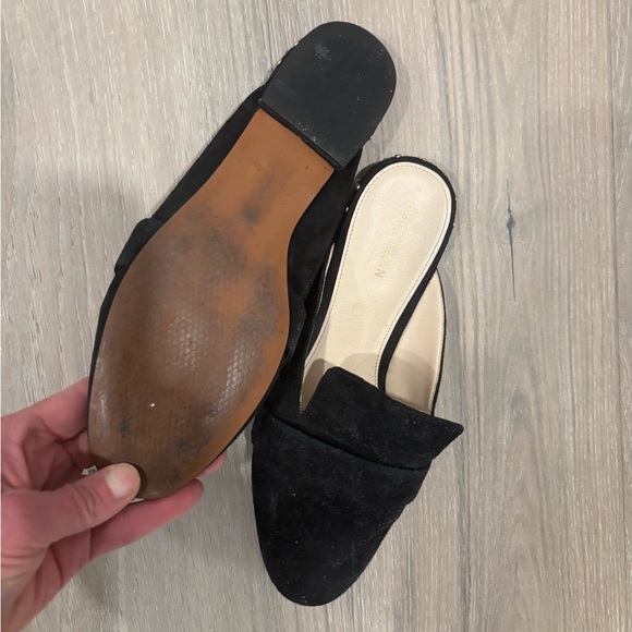 Cole Haan Women's Black Suede Mules size 7 - Picture 3 of 3